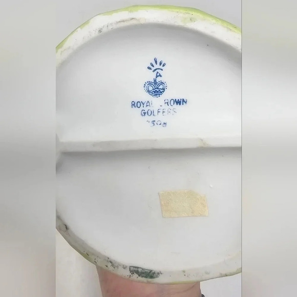 Royal Crown Arnart vintage ceramic golfer figurine breaking his club 2598 - Picture 3 of 10